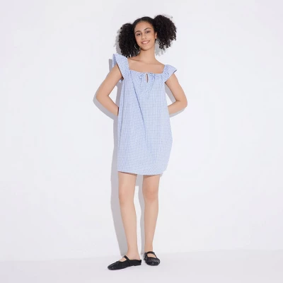 Women's Game Day Flutter Cap Sleeve Mini Dress - Wild Fable™ 3 Women's Game Day Flutter Cap Sleeve Mini Dress - Wild Fable™ - Image 3