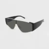 Plastic Metal Combo Shield Sunglasses - Wild Fable™ Black