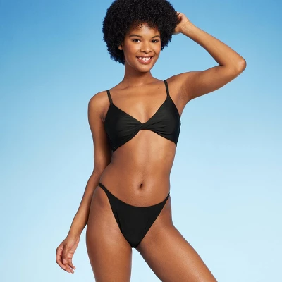 Women's Low-Rise Cheeky High Leg Bikini Bottom - Wild Fable™ 2 Women's Low-Rise Cheeky High Leg Bikini Bottom - Wild Fable™ - Image 2