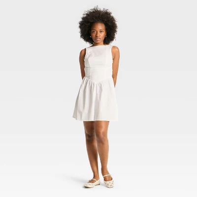 Women's Bow Back Mini A-Line Dress - Wild Fable™ 4 Women's Bow Back Mini A-Line Dress - Wild Fable™ - Image 4
