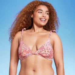 Women's Shoulder Tie Bralette Bikini Top - Wild Fable™ Peach Paisley Print 9 Women's Shoulder Tie Bralette Bikini Top - Wild Fable™ Peach Paisley Print -Trendy Wear Women Store GUEST d48c23a4 3eac 4455 bcf3 1b1eb0e81c73
