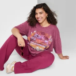 Women's Elbow Sleeve Oversized Graphic T-Shirt - Wild Fable™ -Trendy Wear Women Store GUEST d5ed51d7 d54f 4ce4 a031 5fe805924b56