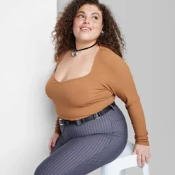 Women's Long Sleeve Sweetheart Neck Seamless Shirt - Wild Fable™ 9 Women's Long Sleeve Sweetheart Neck Seamless Shirt - Wild Fable™ -Trendy Wear Women Store GUEST d6393de2 9313 4ed9 83cf df8b0fec51e5