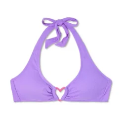 Women's Heart Detail Bralette Bikini Top - Wild Fable™ Purple -Trendy Wear Women Store GUEST d803101e 7d80 4f76 9375 548b3ec068f8