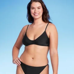 Women's Low Coverage Mini Bralette Bikini Top - Wild Fable™ Black -Trendy Wear Women Store GUEST da1d5223 6c65 44a1 90b4 01881badb03d