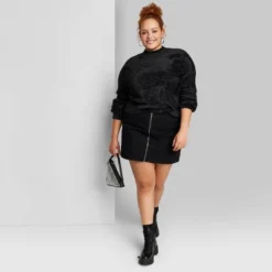 Women's Mock Turtleneck Fuzzy Boxy Pullover Sweater - Wild Fable™ 7 Women's Mock Turtleneck Fuzzy Boxy Pullover Sweater - Wild Fable™ -Trendy Wear Women Store GUEST dac4ec88 3f36 4c0d 8a33 ef10bce9c656