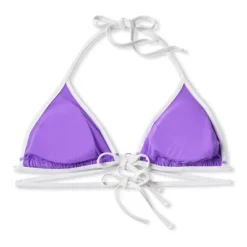 Women's Strappy Ring Front Triangle Bikini Top - Wild Fable™ Purple -Trendy Wear Women Store GUEST db3fecda ec34 41d1 88a1 11b9e05662e6