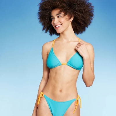 Women's Reversible Triangle Bikini Top - Wild Fable™ 2 Women's Reversible Triangle Bikini Top - Wild Fable™ - Image 2