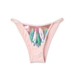 Women's Ombre Sequin Ultra High Leg Extra Cheeky Bikini Bottom - Wild Fable™ Multi -Trendy Wear Women Store GUEST e469780d 6a64 4409 8384 a5f602818a9e