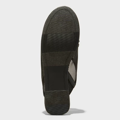 Women's Pixie Floral Mesh Slip-On Mule Flats With Memory Foam Insole - Wild Fable™ 3 Women's Pixie Floral Mesh Slip-On Mule Flats With Memory Foam Insole - Wild Fable™ - Image 3