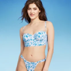 Women's Corset Longline Bikini Top - Wild Fable™ Cream -Trendy Wear Women Store GUEST e695daa3 eab4 4b05 a31b e8980e90c00e