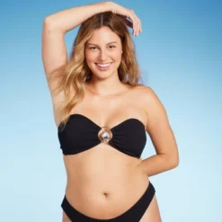 Women's Pucker Textured Center Front Shell Detail Bandeau Bikini Top - Wild Fable™ 11 Women's Pucker Textured Center Front Shell Detail Bandeau Bikini Top - Wild Fable™ -Trendy Wear Women Store GUEST ea528eff aa69 47e0 b0c3 3b7c170bd43d