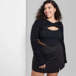 Women's Long Sleeve Party Shrug Sweater - Wild Fable™ -Trendy Wear Women Store GUEST eed2b5a4 8f25 4d2a 931e 1fdf996d63c1