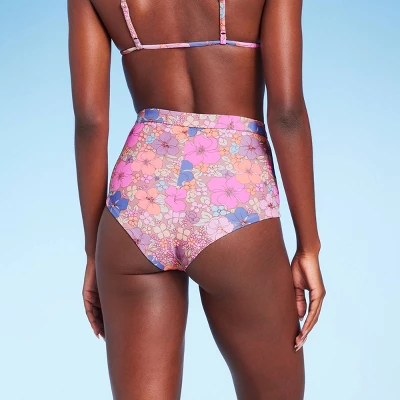 Women's Cheeky Boyshorts Bikini Bottom - Wild Fable™ Floral Print 4 Women's Cheeky Boyshorts Bikini Bottom - Wild Fable™ Floral Print - Image 4