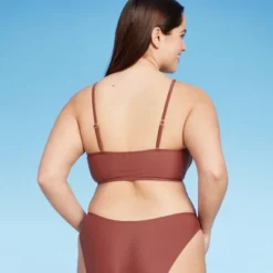 Women's Lace-Up Longline Bikini Top - Wild Fable™ -Trendy Wear Women Store GUEST f8e5b52c bd13 4649 9c31 88ca94de96a8