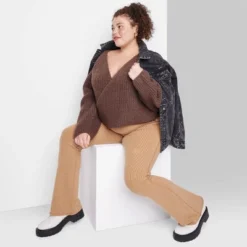 Women's Chunky Knit Wrap Sweater - Wild Fable™ -Trendy Wear Women Store GUEST faf08ce0 782d 4325 9919 1704d8e6ab53